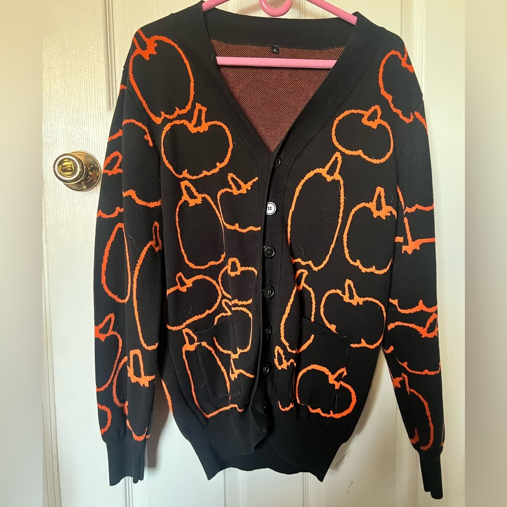 Foxblood Pumpkin Cardigan